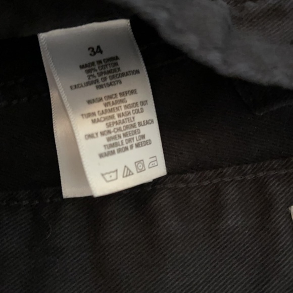 Aeropostale Men’s Black cutoff distressed shorts Size 34. BNWOT - Picture 7 of 9